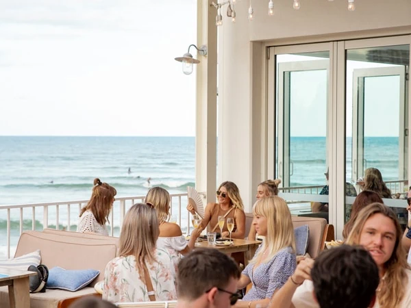 Beachfront view and Moreton Bay bug rolls