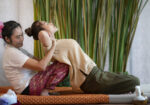 Authentic Thai massage with authentic Thai massage bed (wide and solid), mattress and service.